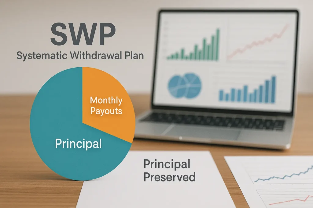 SWP mutual fund strategy for monthly income in India 2025